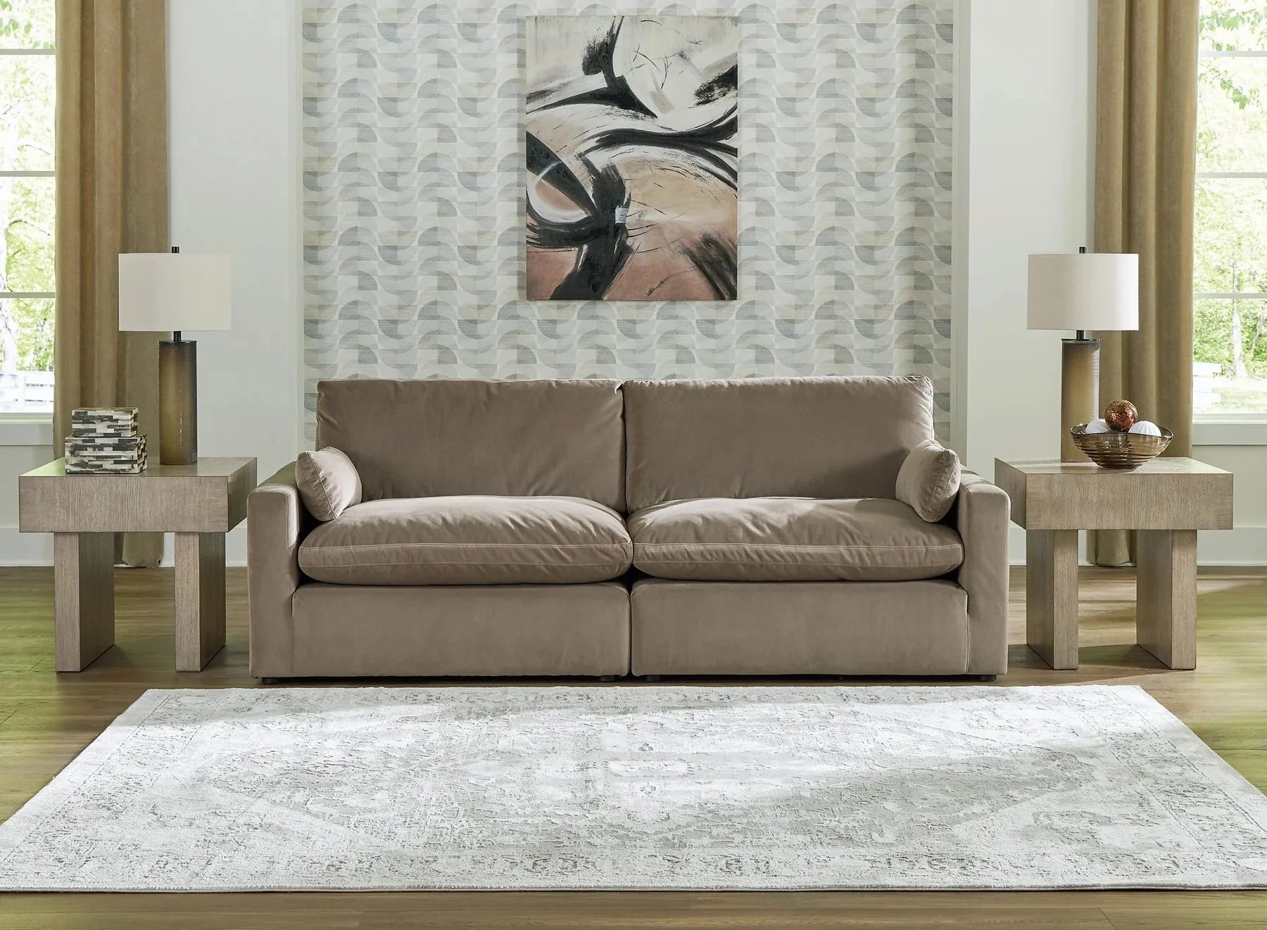 ENA Modular 2 Seater Sofa – Duck Feather Filled Luxury