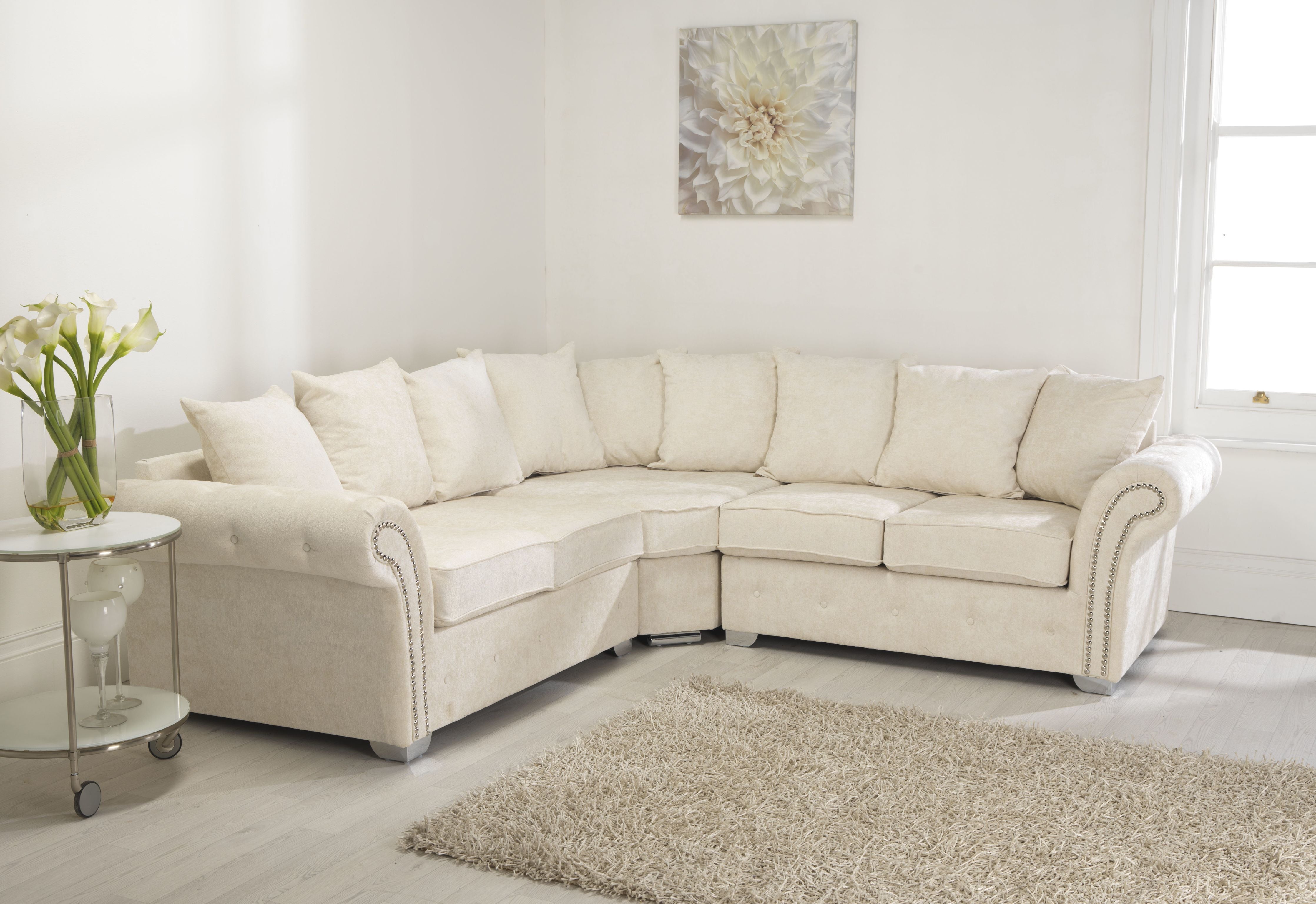 Fery corner sofa cream